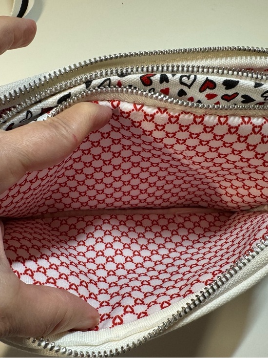 Brighton White 'Love' Crossbody Bag with Red & Black Accents - Picture 6 of 8